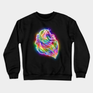 Glowing Pride Rainbow Lion Crewneck Sweatshirt